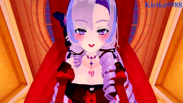 VTuber Hyakumantenbara Salome Fucks Intensely With Big Boobs & Creampie Finish