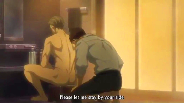 Hot Yaoi Anime Guys Engage in Steamy Cloud Gathering Sex Scene