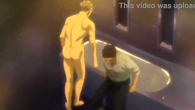 Hot Yaoi Anime Guys Engage in Steamy Cloud Gathering Sex Scene