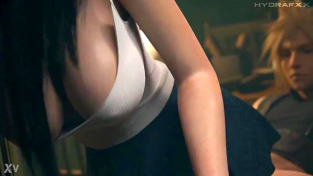 Horny Tifa Gives Amazing Blowjob In HOT Hentai Scene