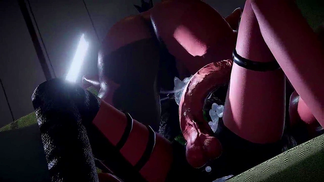 Hot Futanari Riding Big Dick For Handjob & Ahegao Creampie Orgasm