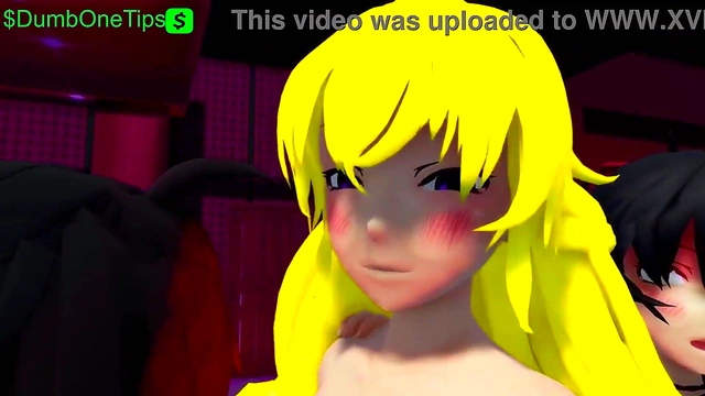 Hot Futa Milf Gets Fucked At The Bar In Steamy Anime RWBY Scene