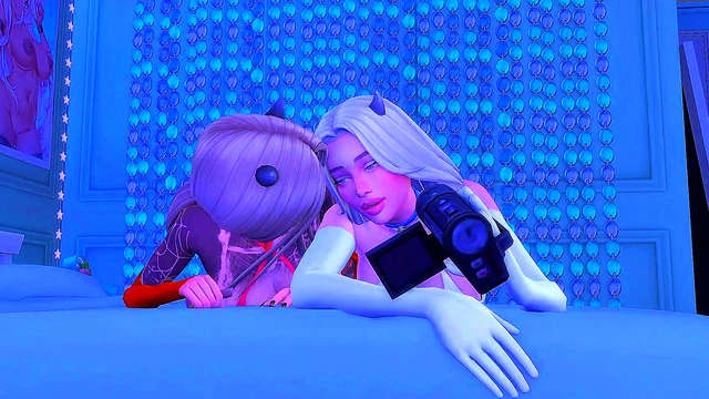 Busty Futanari Dominatrix Rides Her Asshole Slave for Huge Anal Creampie