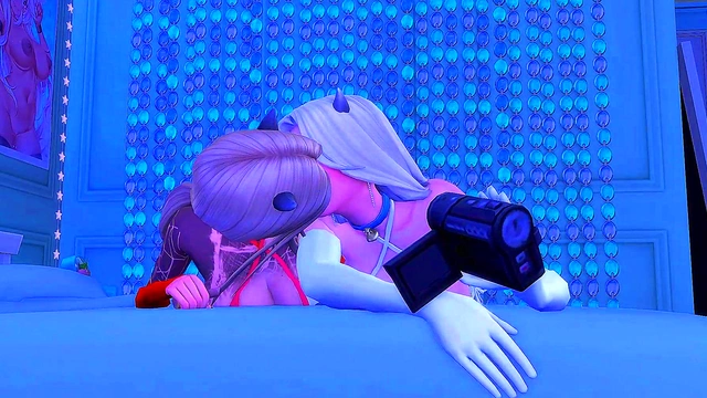 Busty Futanari Dominatrix Rides Her Asshole Slave for Huge Anal Creampie