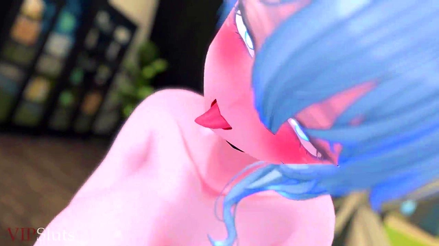 Sexy Korean MILF Gives Handjob To Cute Femboy At The Pool For A Fun Time