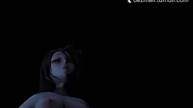Vampire Marceline Dominates With Big Tits & Monster Girl Action In 3D Hentai Bondage