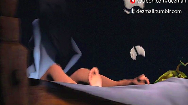 Vampire Marceline Dominates With Big Tits & Monster Girl Action In 3D Hentai Bondage