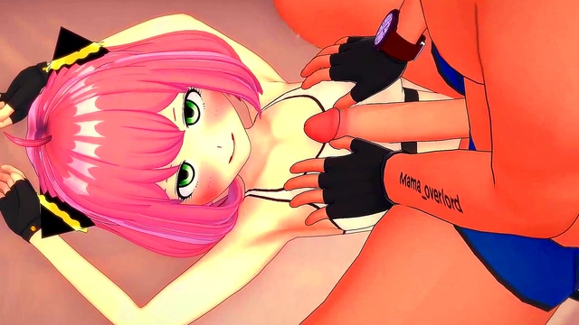 Anya from Spy x Family Enjoys TittyFuck and Blowjob in Sport Outfit