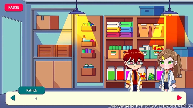 Cute Anime Chick Seeks Revenge With Erotic Passion In Love Lab Scene