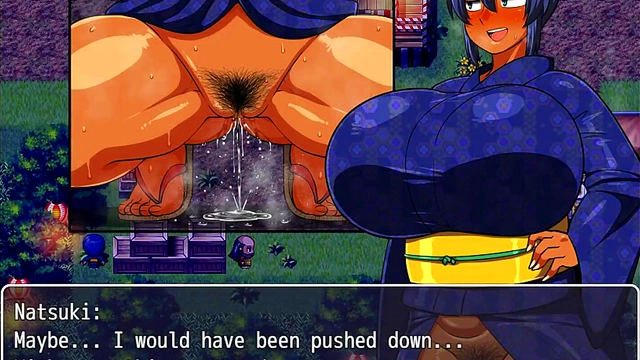 Tanned Busty Natsuki Pees Wet Her Pussy for Huge Creampie Orgasm