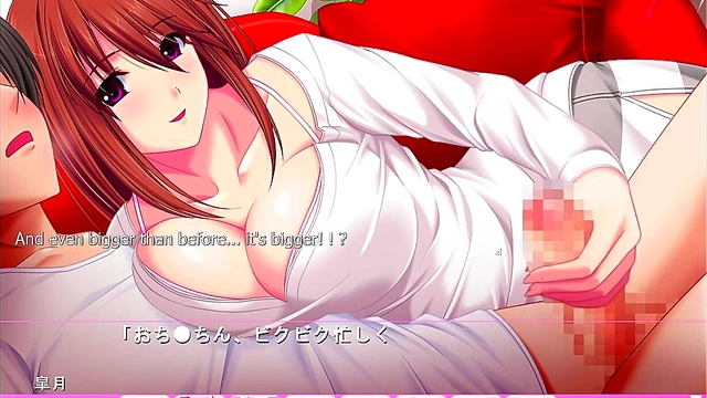 Older Sister's Friend Gives Intense Handjob To Big-Titted Eroge Heroine