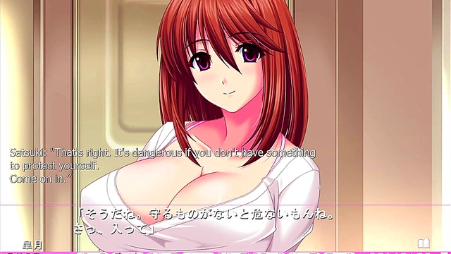 Older Sister's Friend Gives Intense Handjob To Big-Titted Eroge Heroine