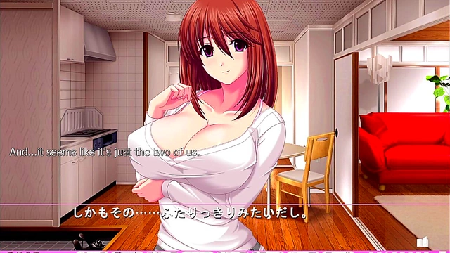 Older Sister's Friend Gives Intense Handjob To Big-Titted Eroge Heroine