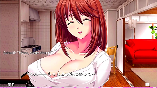 Older Sister's Friend Gives Intense Handjob To Big-Titted Eroge Heroine