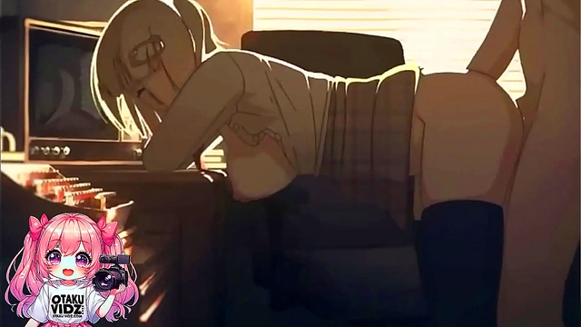 Blonde Step-Mom Gets Fucked By Neighbor In Steamy Anime Scene
