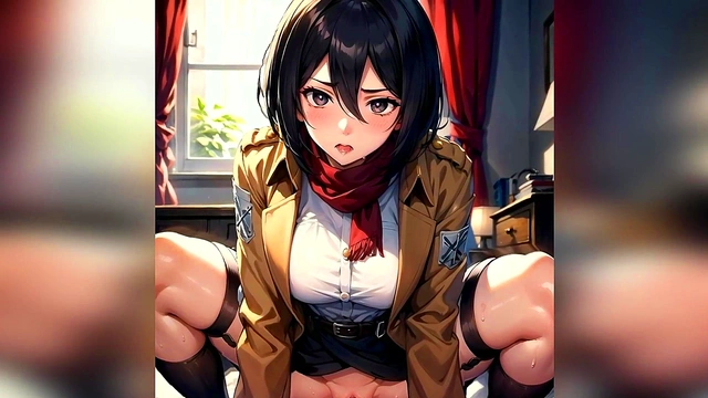 Horny MILF with Giant Tits Fucks Massive Dick for AI Anime Blowjob & Creampie