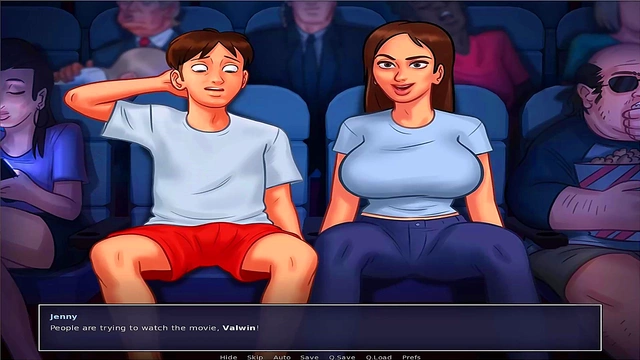 Busty Anime Babe Seduces You In Summer Time Saga Uncensored Gameplay