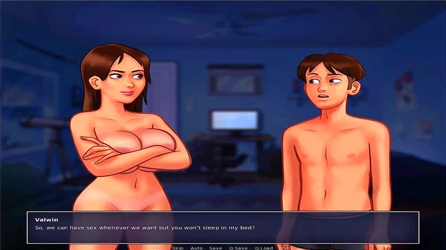 Busty Anime Babe Seduces You In Summer Time Saga Uncensored Gameplay