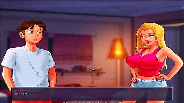 Busty Anime Babe Seduces You In Summer Time Saga Uncensored Gameplay