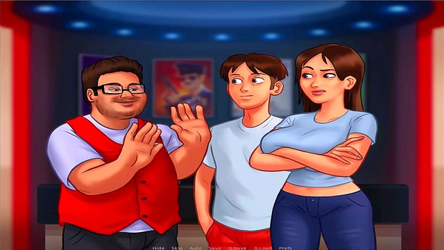 Busty Anime Babe Seduces You In Summer Time Saga Uncensored Gameplay