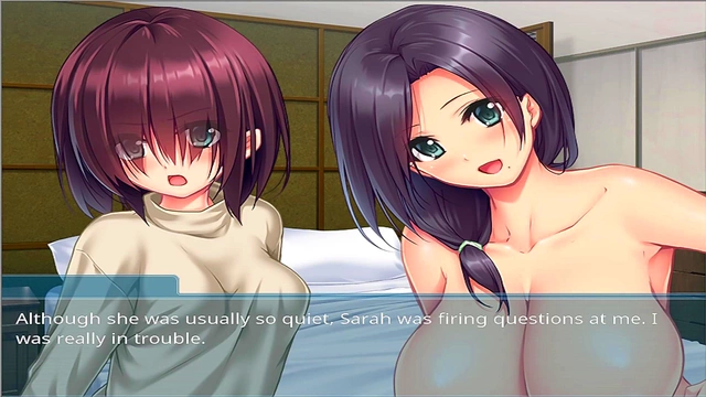 Step Mother and Busty Sister Share Virgin BDSM Fun in Anime Paradise