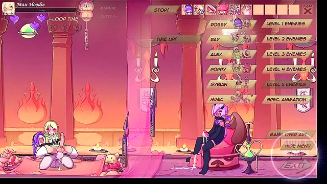 Busty Elf Max Takes On Busty Anime Action In EroGame Adventure