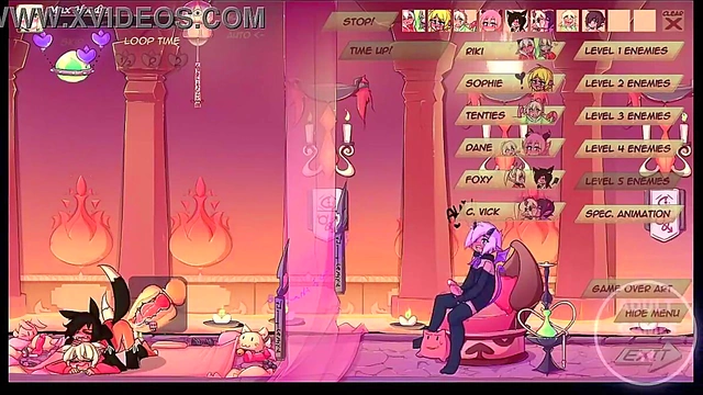 Busty Elf Max Takes On Busty Anime Action In EroGame Adventure