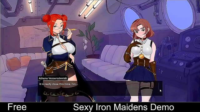 Steamy Sexy Robots Seduce in Naughty Steam Game Anime Scene