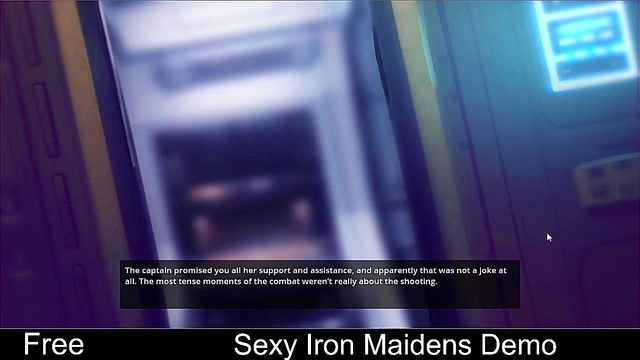 Steamy Sexy Robots Seduce in Naughty Steam Game Anime Scene