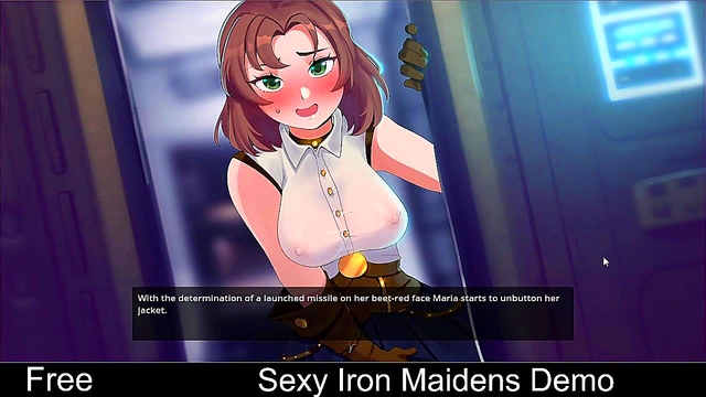 Steamy Sexy Robots Seduce in Naughty Steam Game Anime Scene