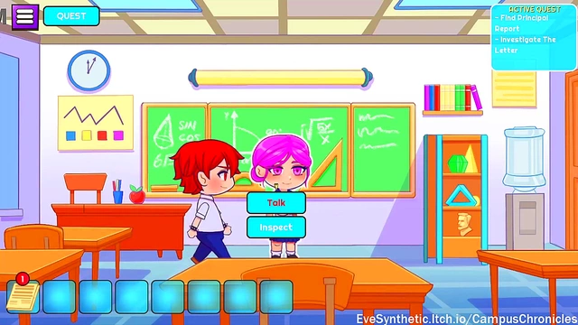 Cute Anime Chick Gets naughty in Campus Restroom Scene