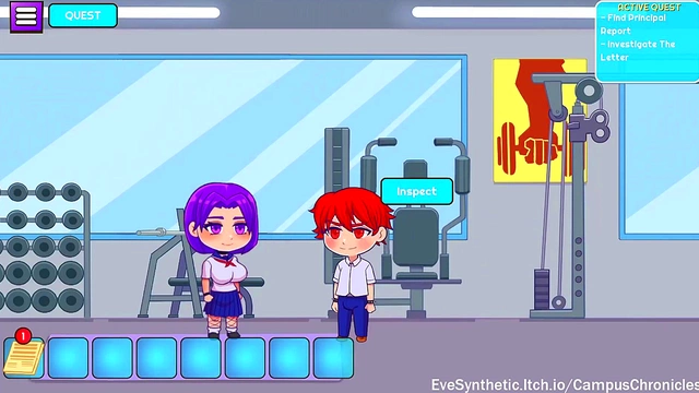 Cute Anime Chick Gets naughty in Campus Restroom Scene