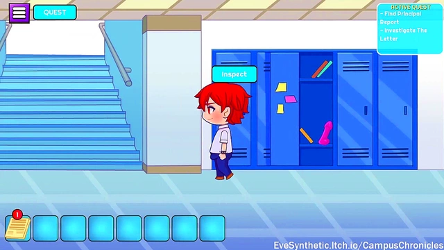 Cute Anime Chick Gets naughty in Campus Restroom Scene