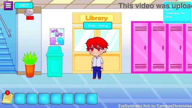 Cute Anime Chick Gets naughty in Campus Restroom Scene