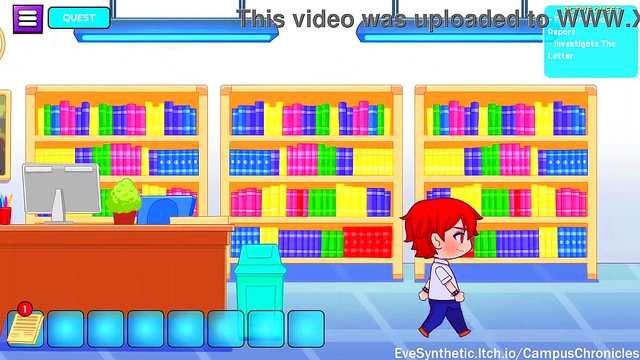 Cute Anime Chick Gets naughty in Campus Restroom Scene