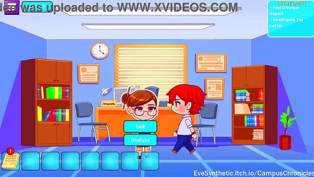 Cute Anime Chick Gets naughty in Campus Restroom Scene