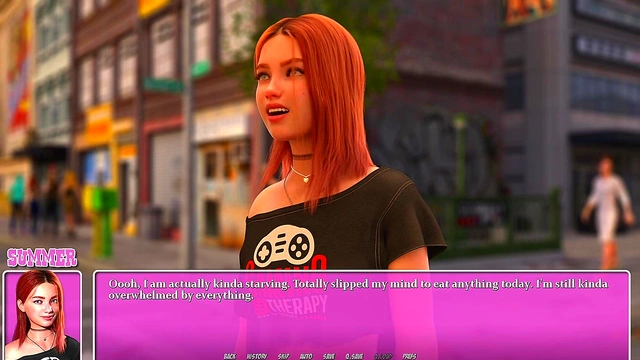 Petite Redhead Enjoying Ramen Turns Into Steamy 3D Hentai Sex Session