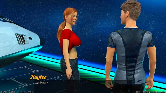 Date Night With Busty Haley – Stranded Space Adventure For Pleasure