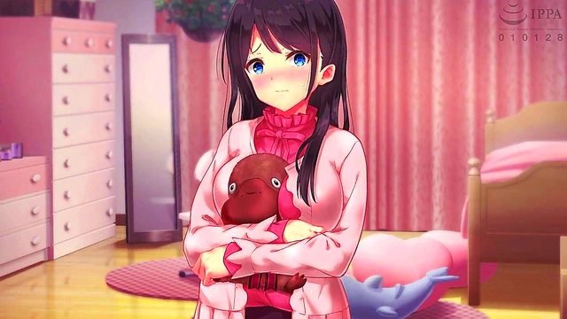 New In Town – Cute Anime Girl Asks To Stay Over & Fucks Hard For Creampie Blowjob