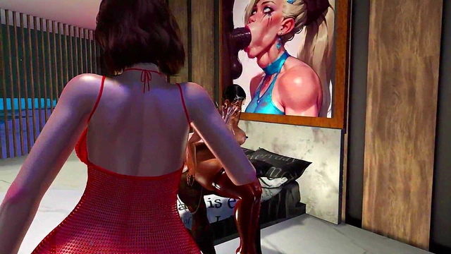 Mature Anime Queen Of Spades Fucked By Big Black Dick In Hardcore Threesome