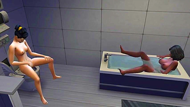 Lily Feng Cheats With Poli Milica for Intense 3D Hentai Pleasure