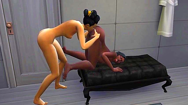 Lily Feng Cheats With Poli Milica for Intense 3D Hentai Pleasure