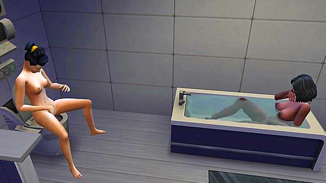 Lily Feng Cheats With Poli Milica for Intense 3D Hentai Pleasure