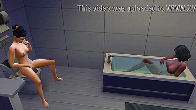 Lily Feng Cheats With Poli Milica for Intense 3D Hentai Pleasure