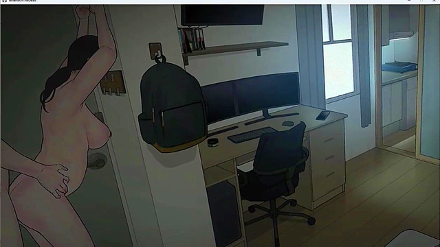 Big-Busted Anime Tenant Gets Fucked Hard In Netorare Hentai Game Scene