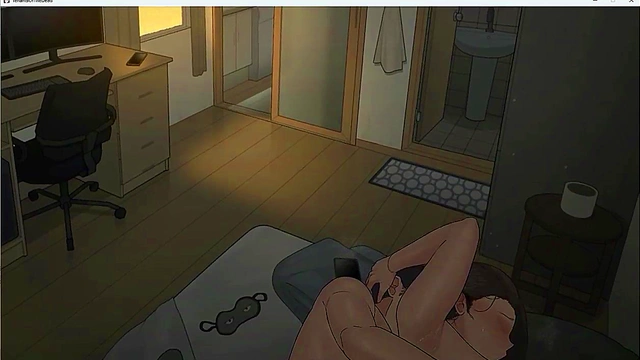 Big-Busted Anime Tenant Gets Fucked Hard In Netorare Hentai Game Scene