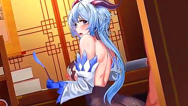 Ganyu's Perfect Tits & Ass Get Pounded By Big Dick In Anime Creampie Scene