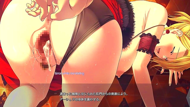 Hentai Anime Dungeon – Eroge Couple’s Intense Subtitled Sexual Encounter