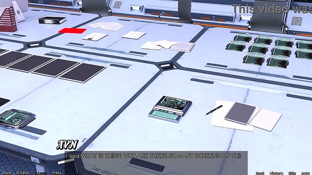 Blue-Haired Busty MILF Craves Attention In Spacy Hentai Adventure