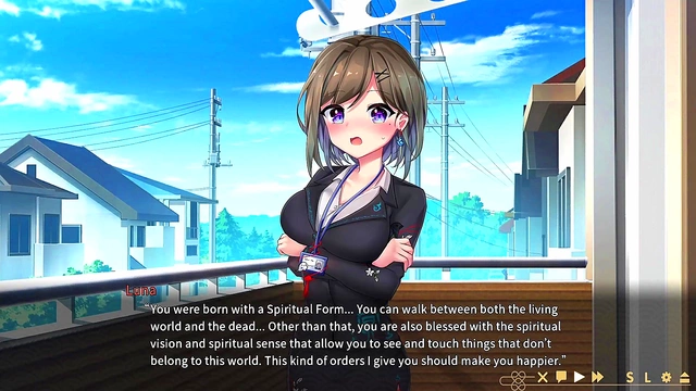 Busty Luna Gives Wet Blowjob With Squirt orgasms in Ghost Marriage Matchmaking Hentai Game